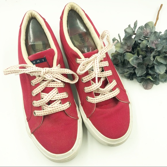 Tommy Hilfiger Shoes - Tommy Hilfiger | Red Sneakers